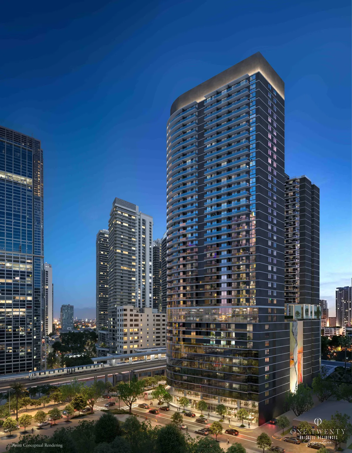 One Twenty Brickell Signature Residences exterior